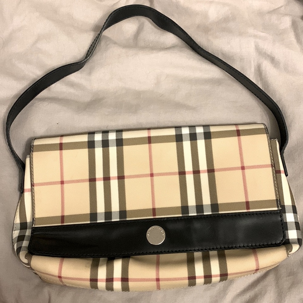 Burberry nova check small top handle